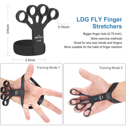 ADJUSTABLE FINGERS STRETCHNER AND EXERCISER